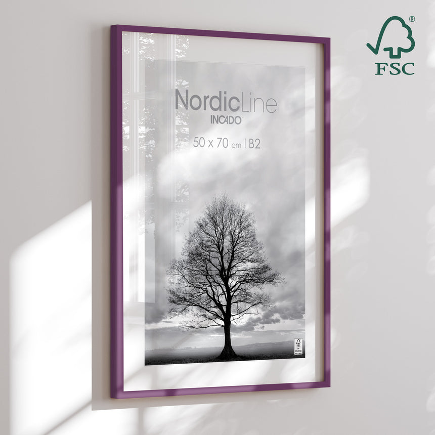 Træramme - Aubergine - NordicLine - Incado