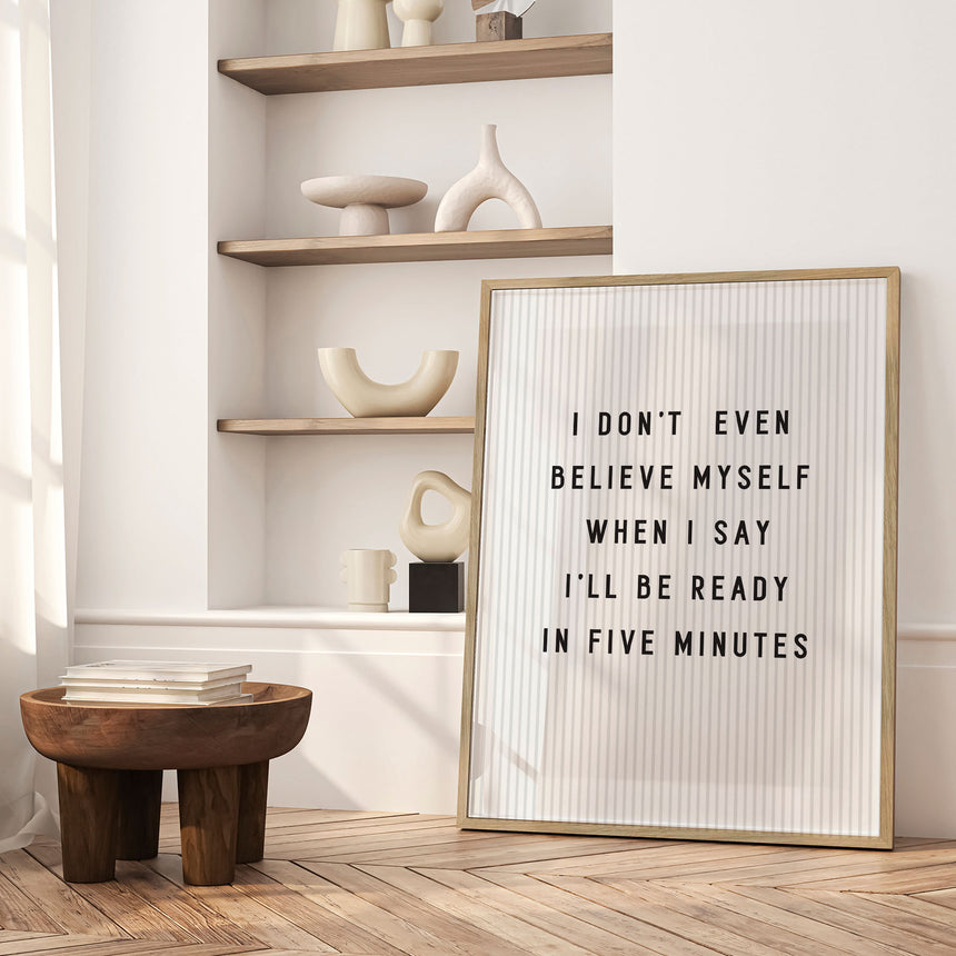 Plakat - I Don't Believe - Incado
