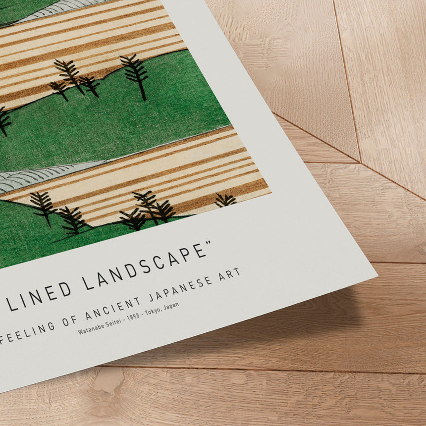 Plakat - Lined Landscape - Ancient Art - Incado