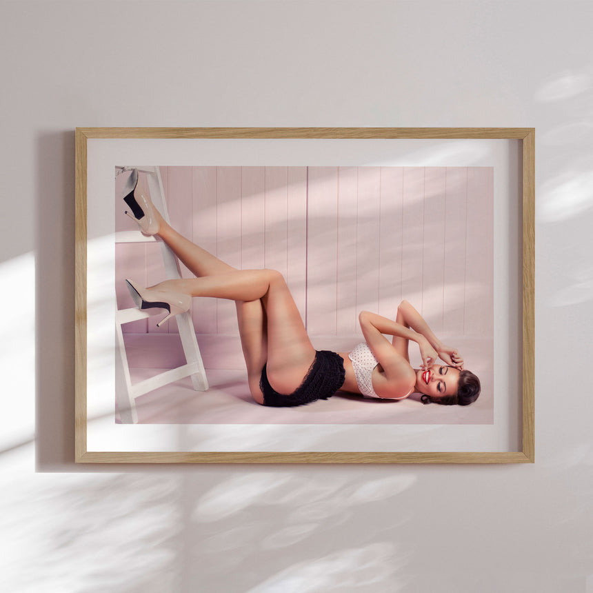 Plakat - Pastel Pinup Girl - Incado