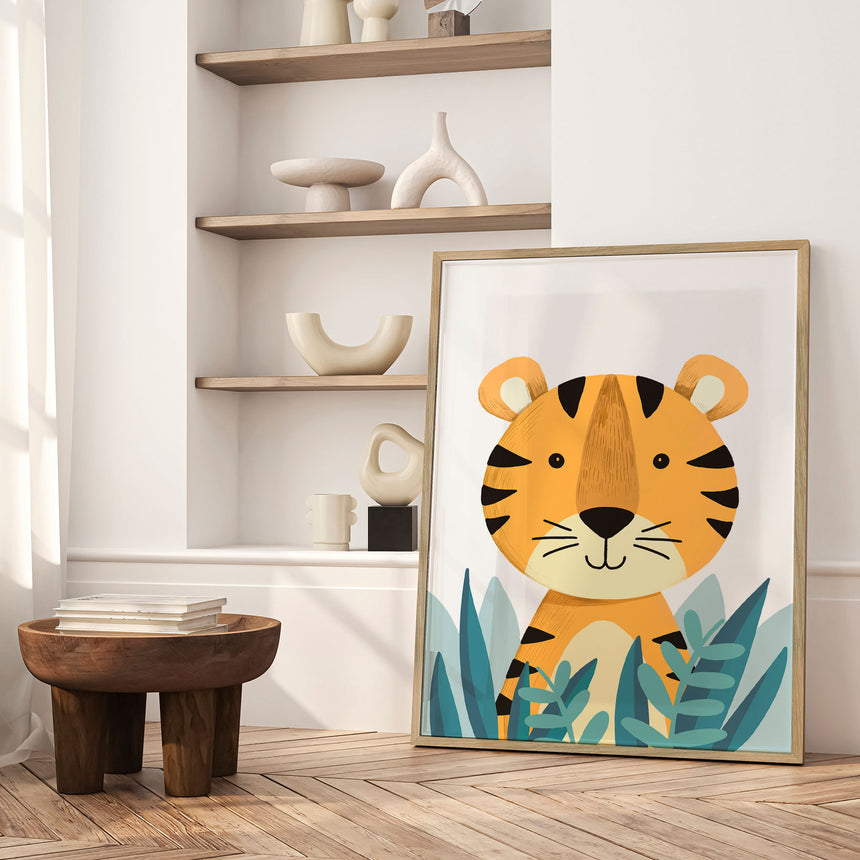 Plakat - Tiger In Bush - Memory Art - Incado