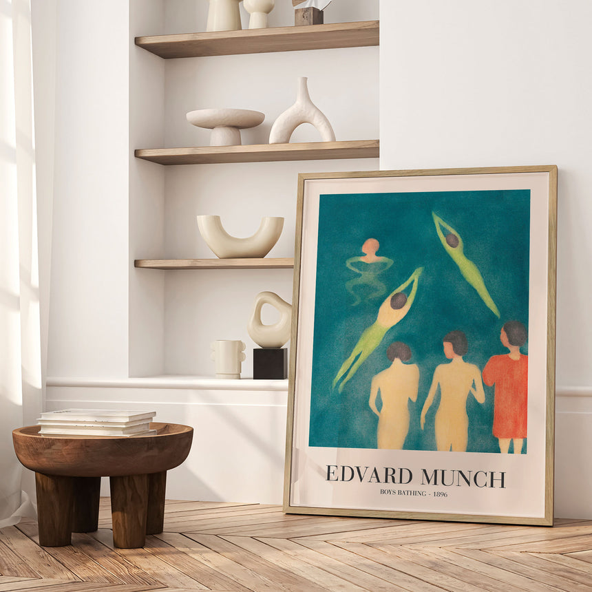 Plakat - Boys Bathing - Edvard Munch - Incado