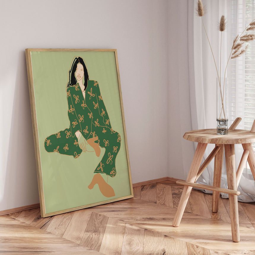 Plakat - Flower Suit - Incado