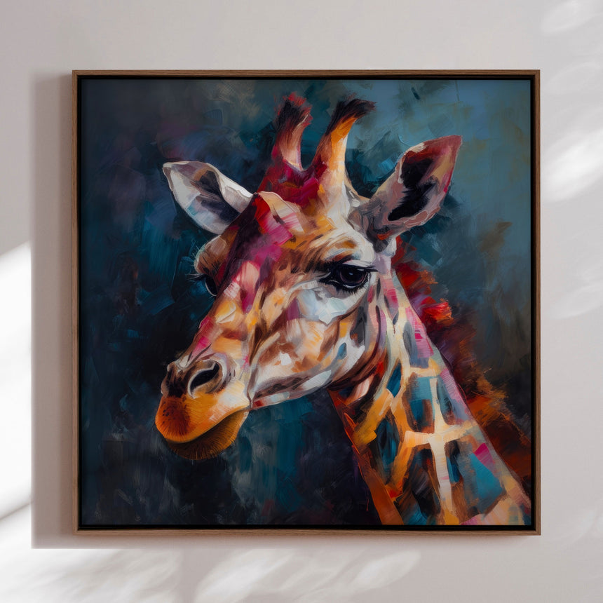 Håndlavet maleri med ramme - Mumbaj - Mixed media - Incado