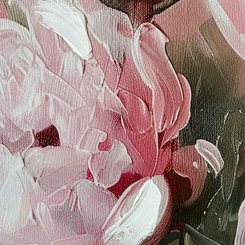 Håndlavet maleri med ramme - Roses - Mixed media - Incado