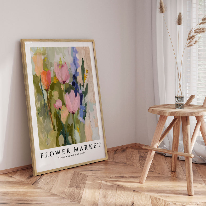 Plakat - Flowers of Dreams - Flower Market - Incado