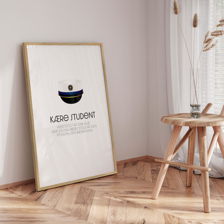 Plakat - Blå Student - Incado
