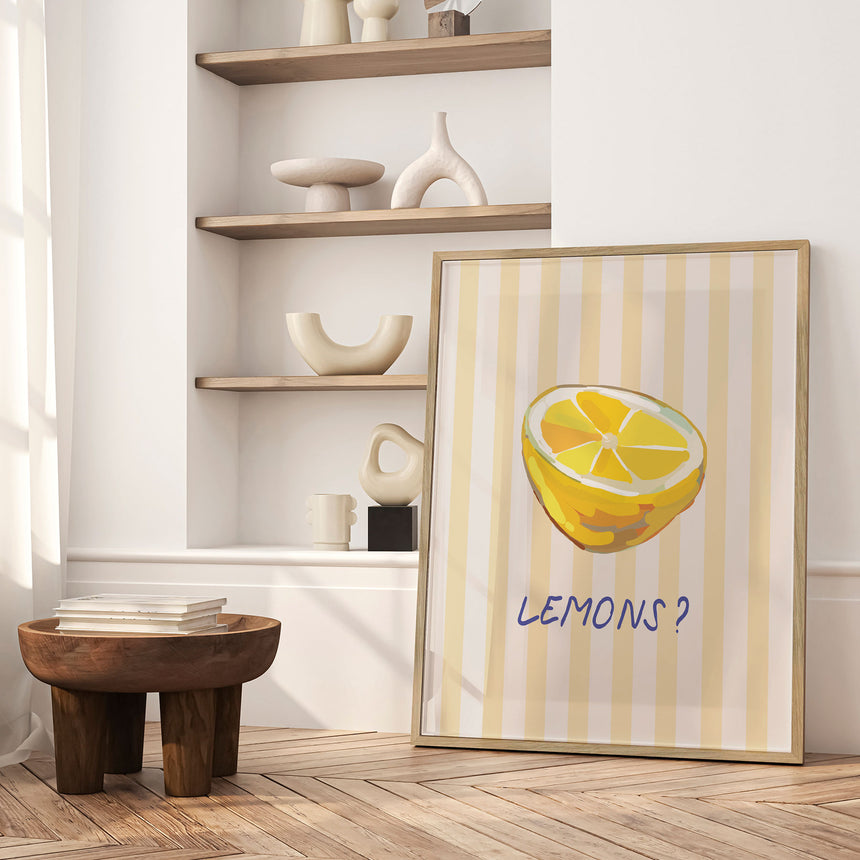 Plakat - Lemons? - Incado