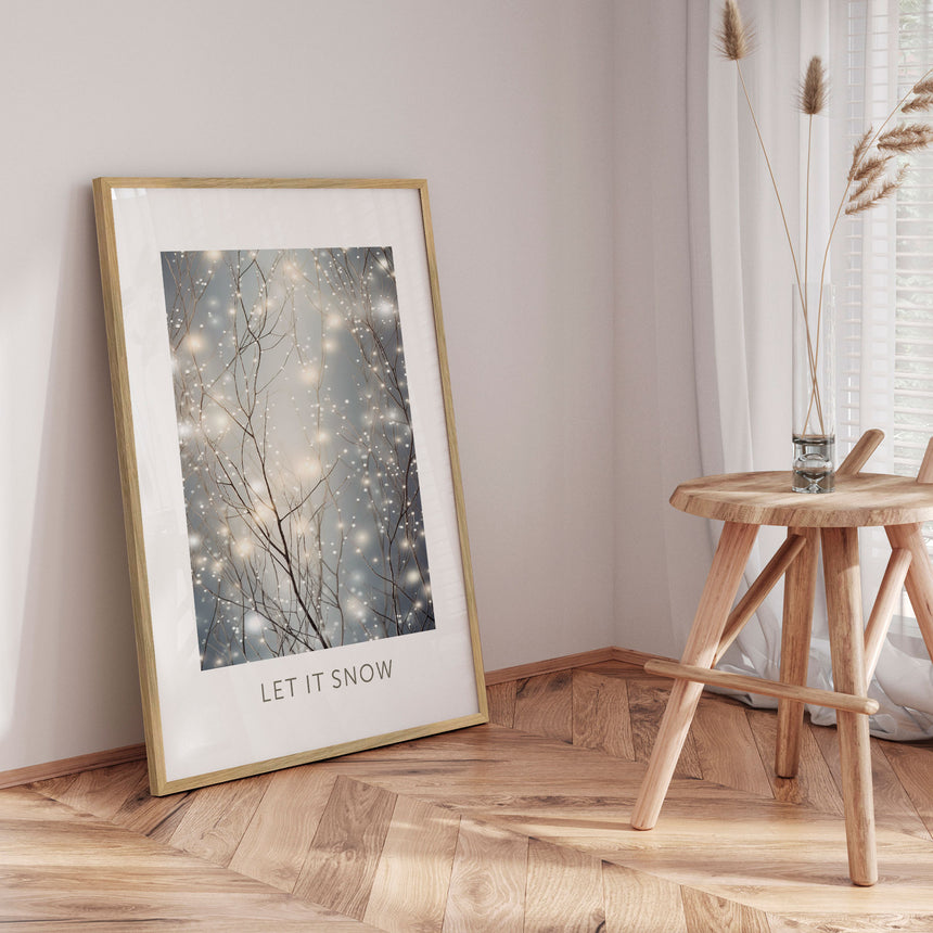 Plakat - Let it Snow