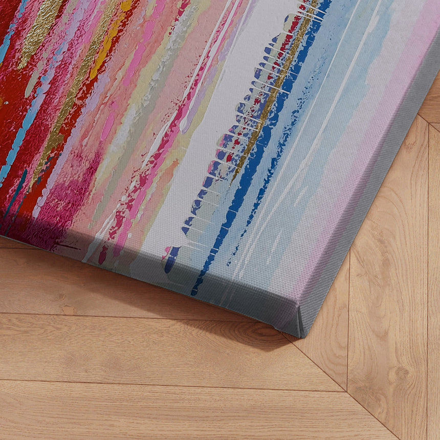 Håndlavet maleri - Blurred Horizon - Mixed media - Incado