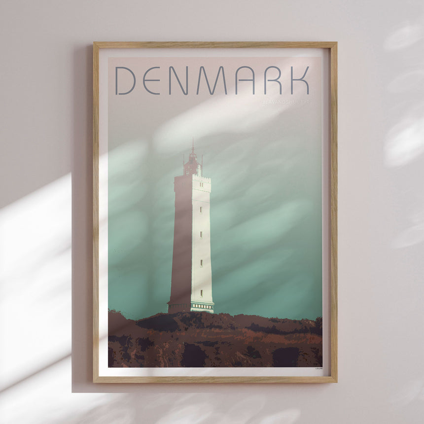 Plakat - Blåvandshuk fyr - Incado