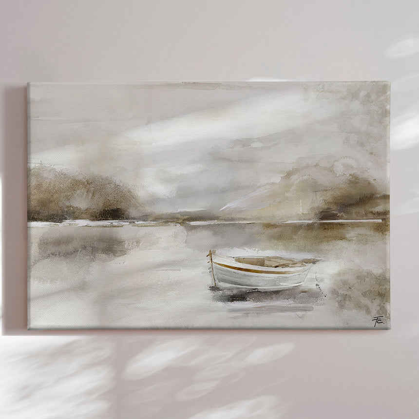 Håndlavet maleri - Dream Lake - Mixed media - Incado