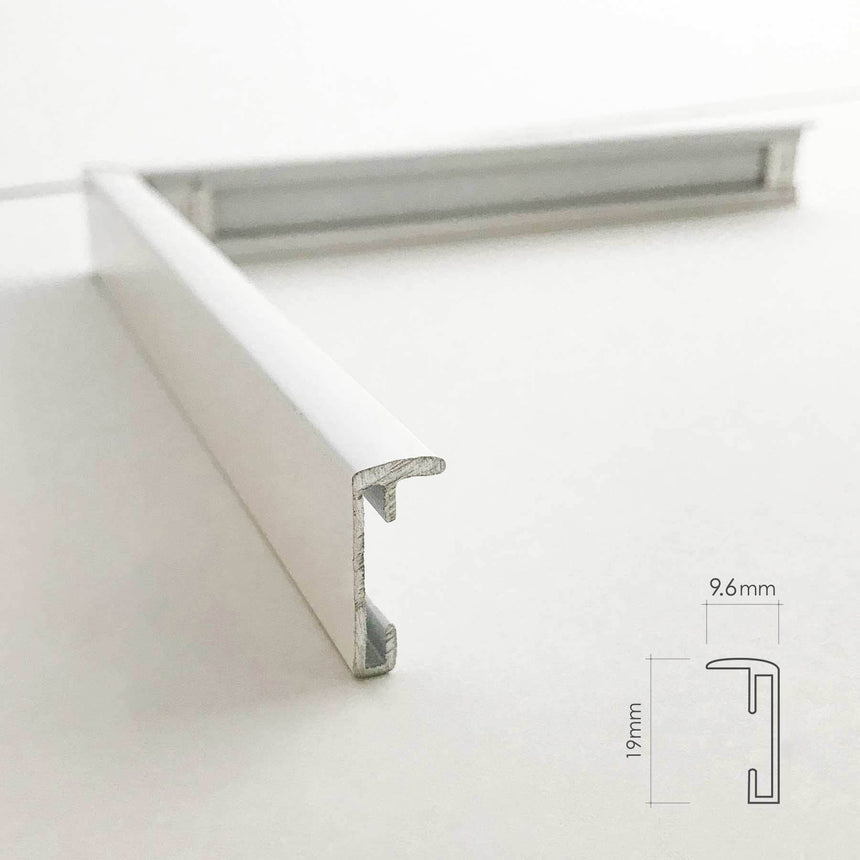 Aluminiumsramme - Hvid - NordicLine - Incado