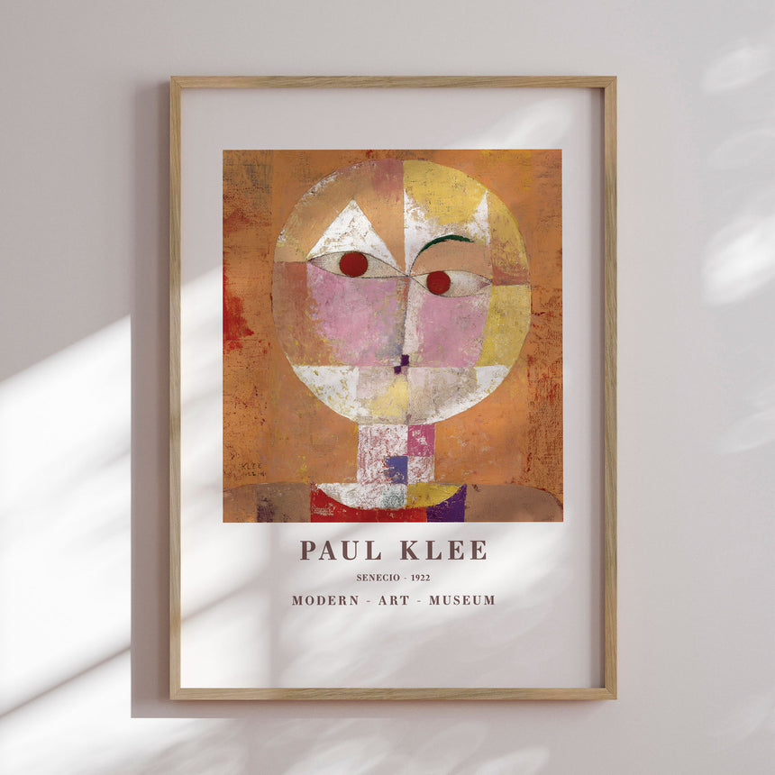 Plakat - Cubist Face Mosaic - Paul Klee - Incado