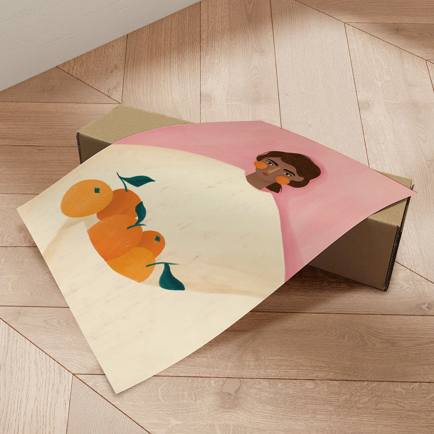 Plakat - The Woman With the Oranges - Bea Müller - Incado