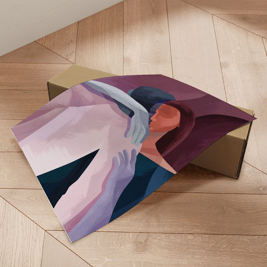 Plakat - Embrace of Souls - Goed Blauw - Incado