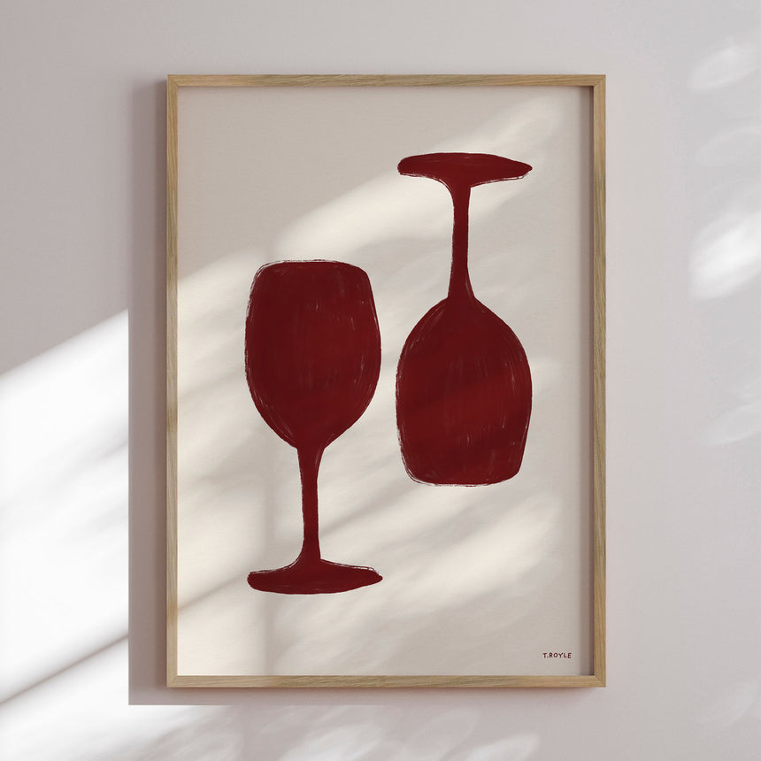 Plakat - Wine Time - Tara Royle - Incado
