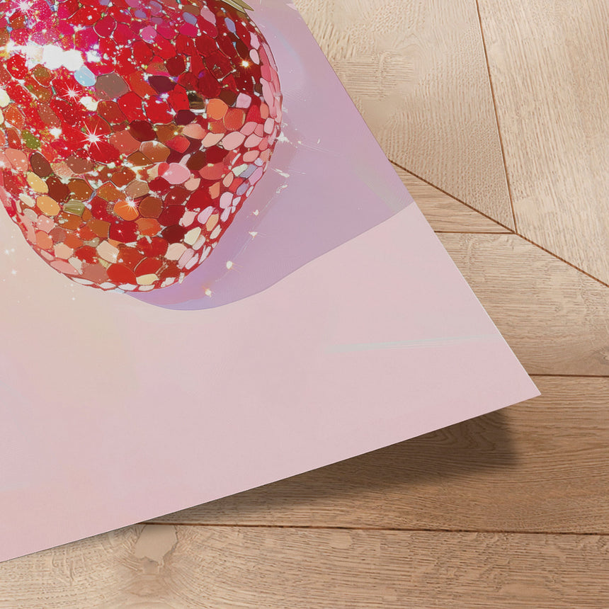 Plakat - Sparkling Strawberries - Melloi Art Prints - Incado