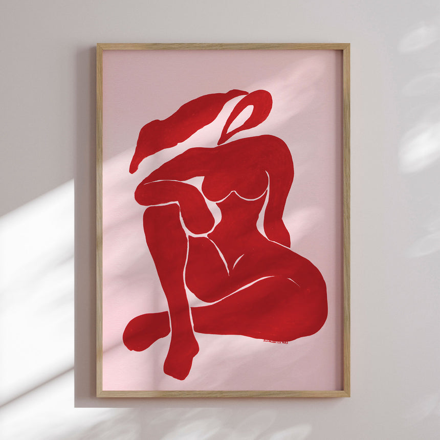 Plakat - Crimson Silhouette - Santhosh ch - Incado
