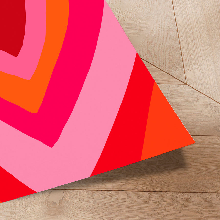 Plakat - Heart Layers Harmony - Athene Fritsch