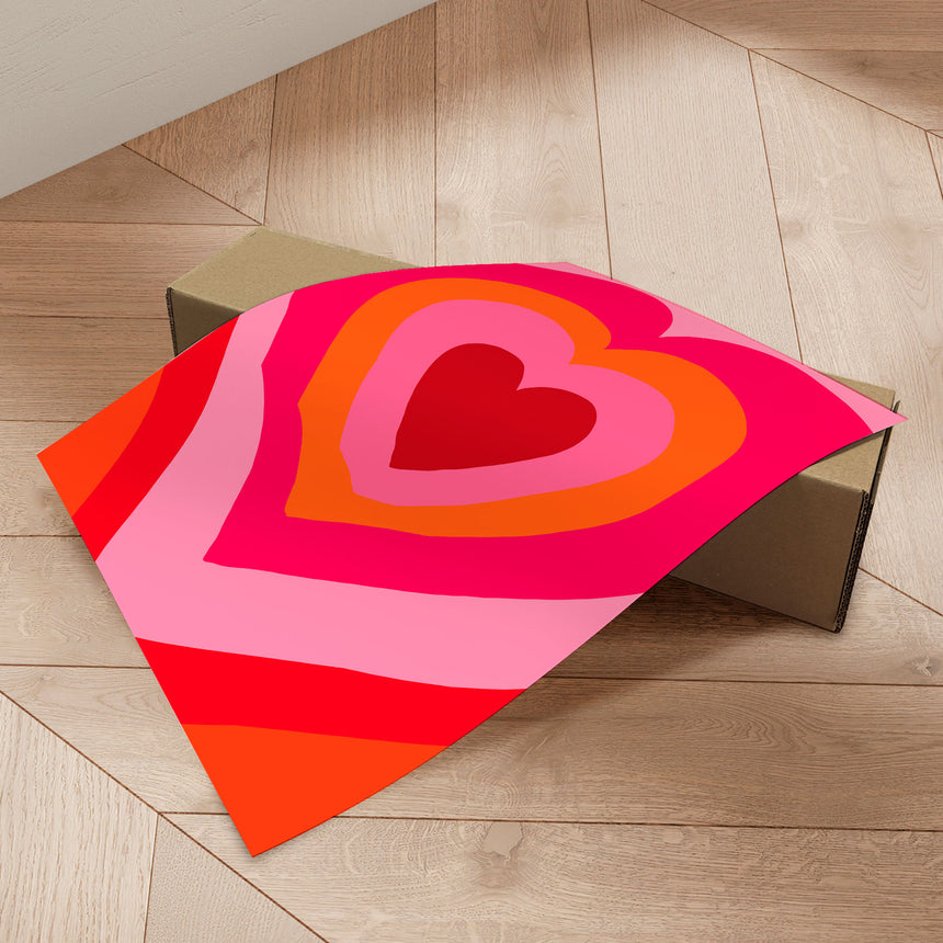 Plakat - Heart Layers Harmony - Athene Fritsch