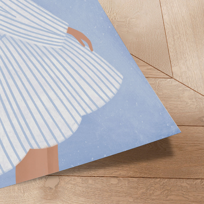 Plakat - The Woman With the Blue Stripes - Bea Müller - Incado