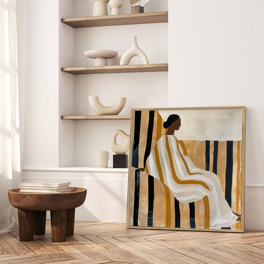 Plakat - Lady in Stripes - SHANDU