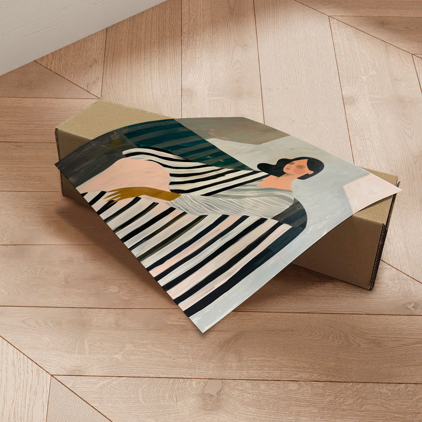 Plakat - Woman in Recline - SHANDU
