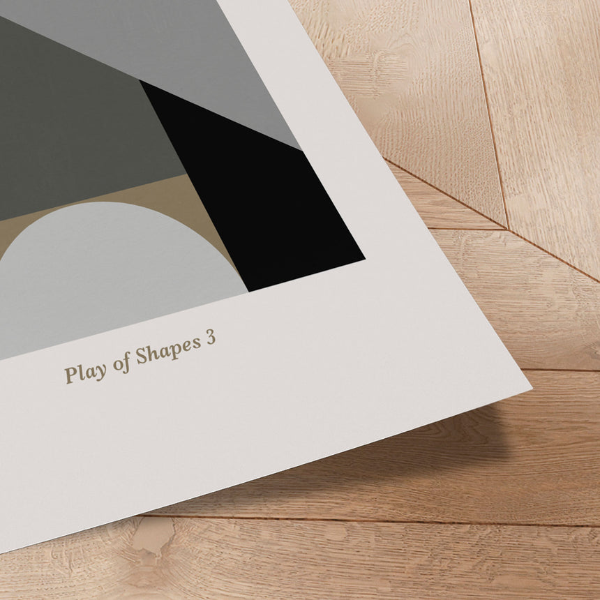 Plakat - Play of Shapes lll - Mareike Böhmer