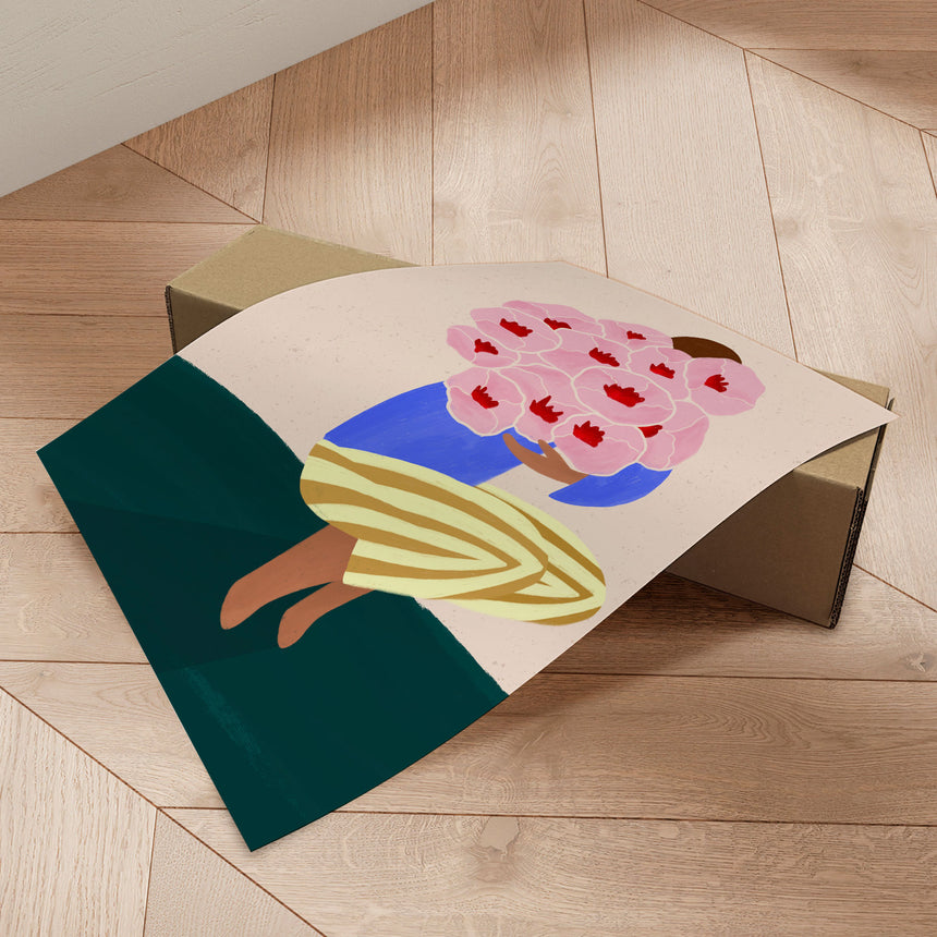Plakat - Bouquet of Flowers - Bea Müller