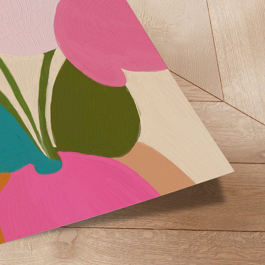 Plakat - Flowers Abstract - The Printable Studio