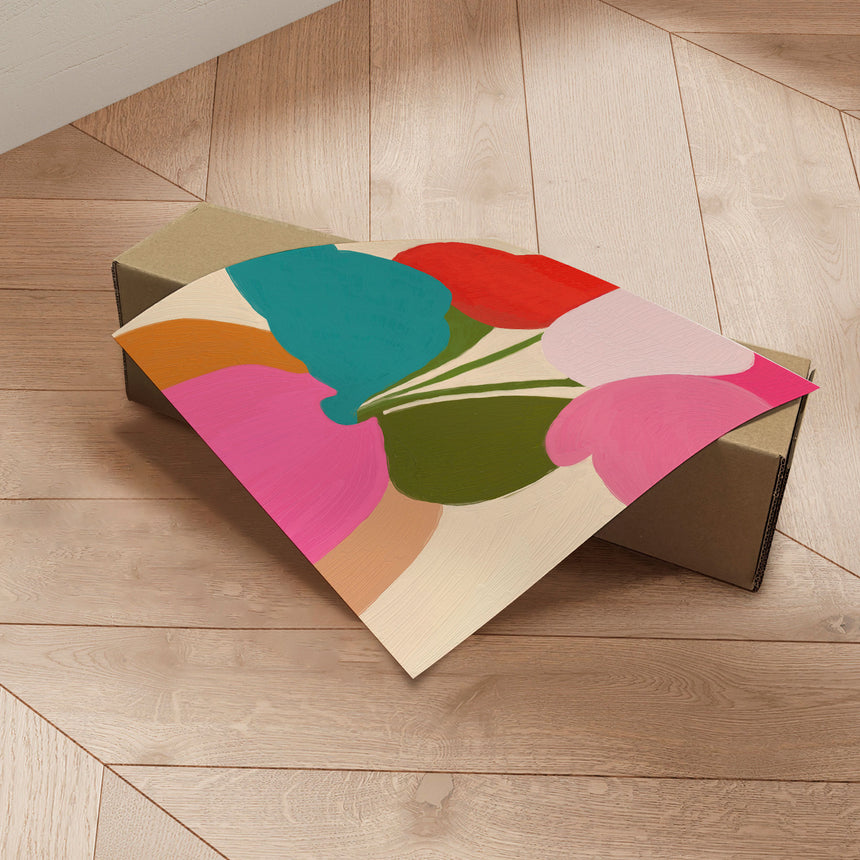 Plakat - Flowers Abstract - The Printable Studio