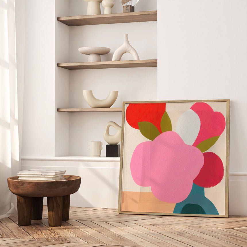 Plakat - Flowers Abstract II - The Printable Studio