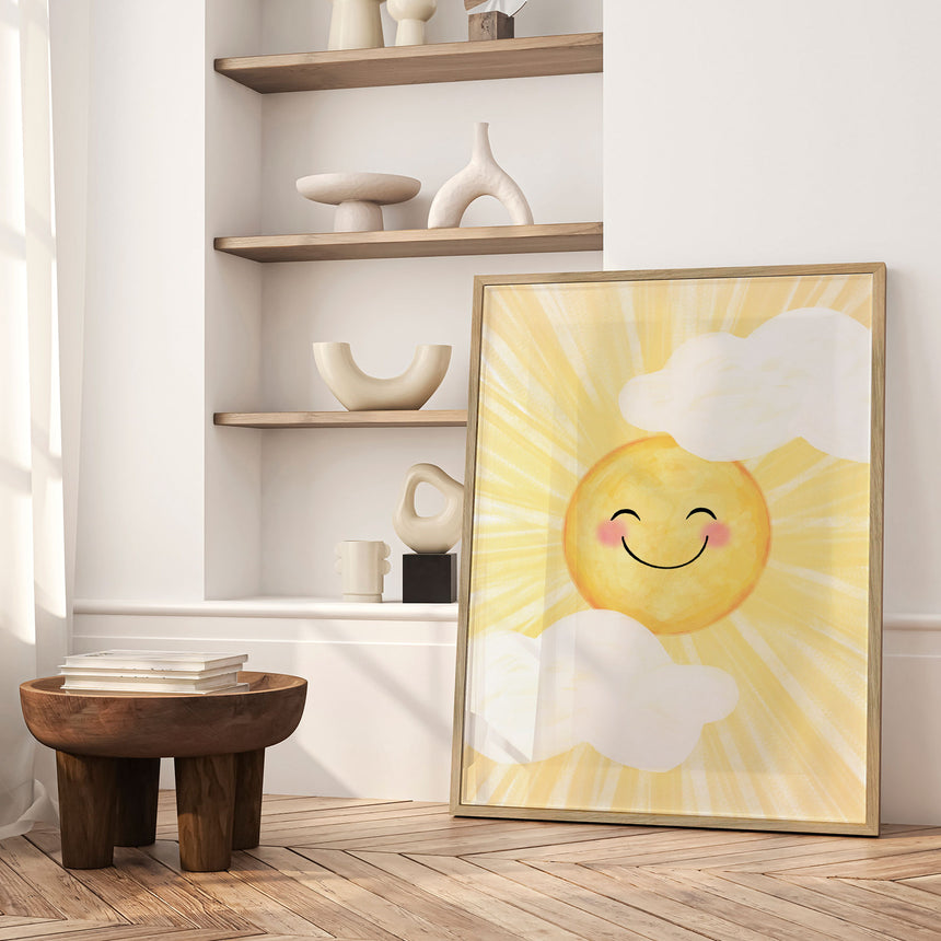 Plakat - Happy Smiling Sun - EMELIEmaria