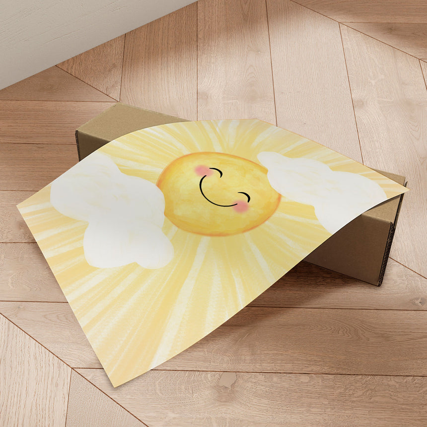 Plakat - Happy Smiling Sun - EMELIEmaria