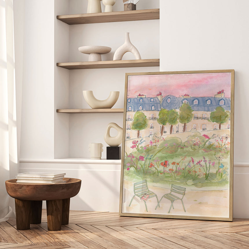Plakat - Parisian Garden - Katharina Pruitscher