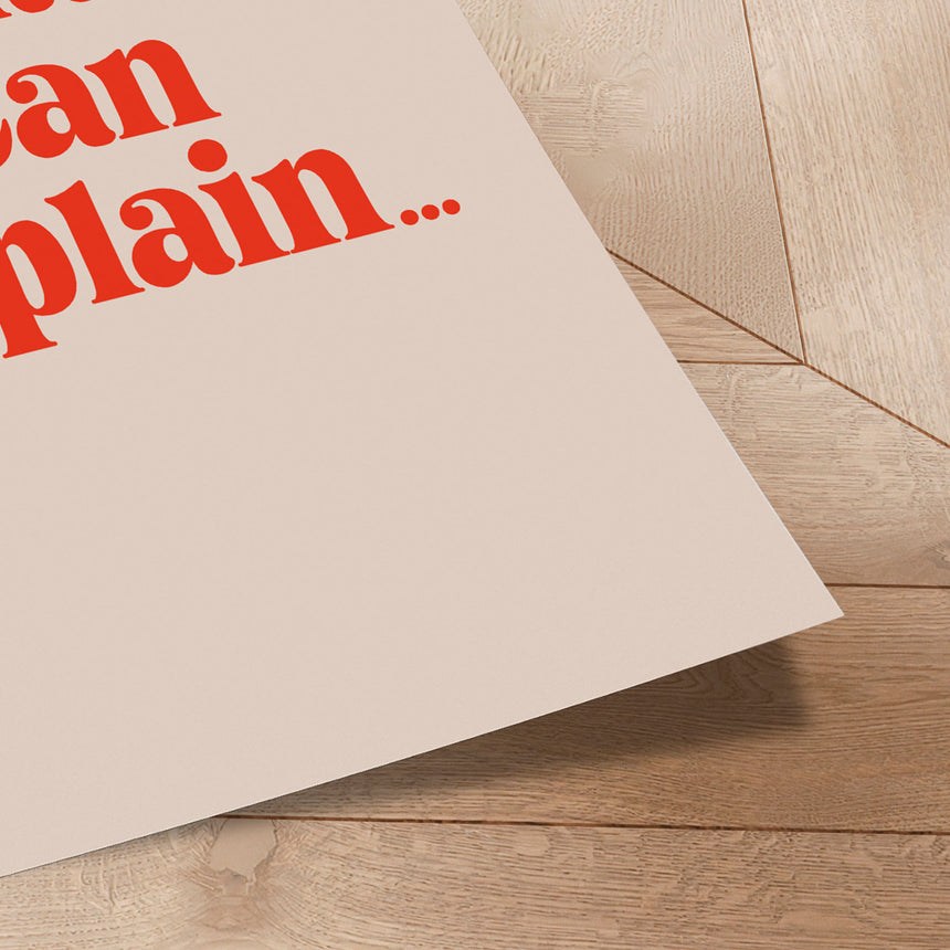 Plakat - Dear Santa I can Explain - Prints by Ayleen