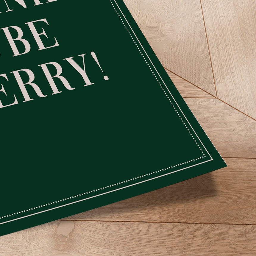 Plakat - Eat, Drink and be Merry - Prints by Ayleen