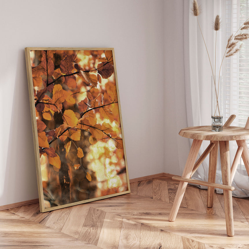 Plakat - Golden Leaves - Christina Sillen