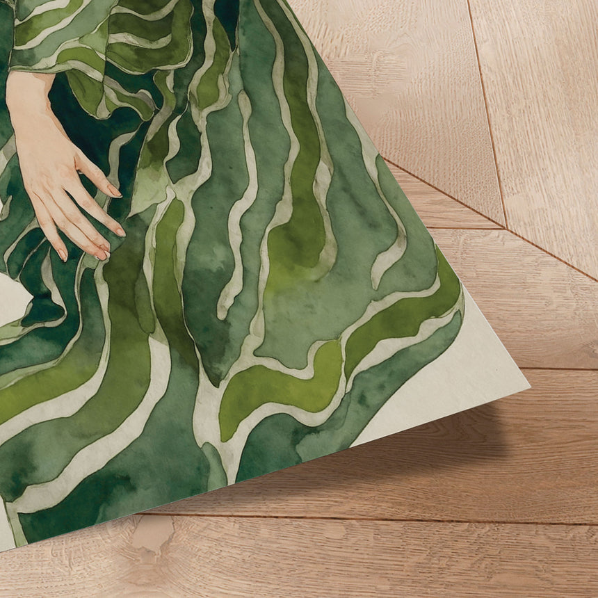 Plakat - Green Kimono Flow - THE MIUUS STUDIO - Incado
