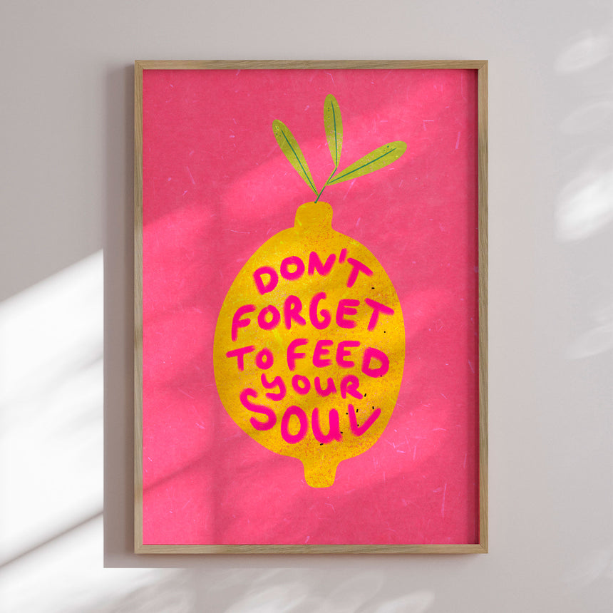 Plakat - Souldfood Lemon - Raissa Oltmanns