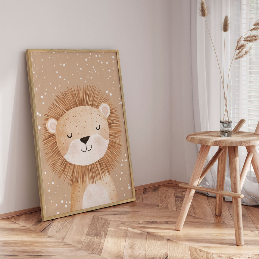 Plakat - Dreamy Lion - Treechild