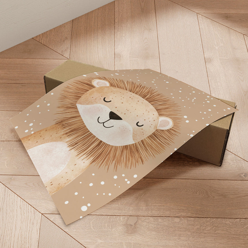 Plakat - Dreamy Lion - Treechild