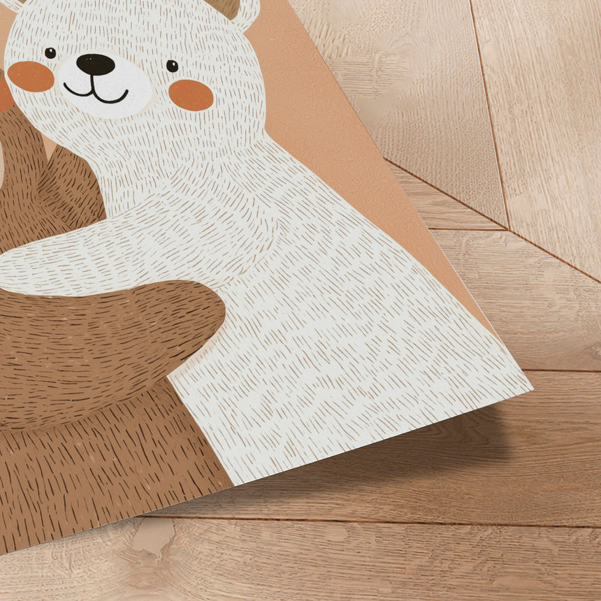 Plakat - Bear Hug Bliss - Treechild