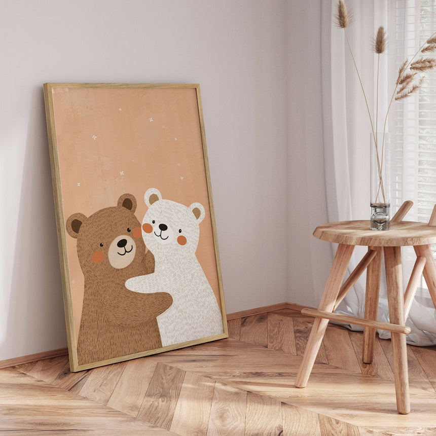 Plakat - Bear Hug Bliss - Treechild