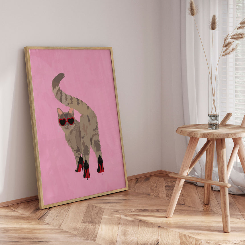 Plakat - Catwalk Cat - Sarah Manovski