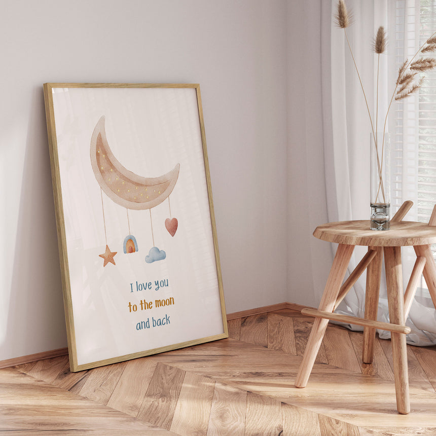 Plakat - Dreamy Moon - Saskia Michele