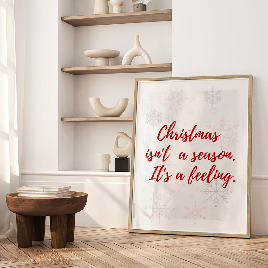 Plakat - Christmas is a Feeling - Kristina N.