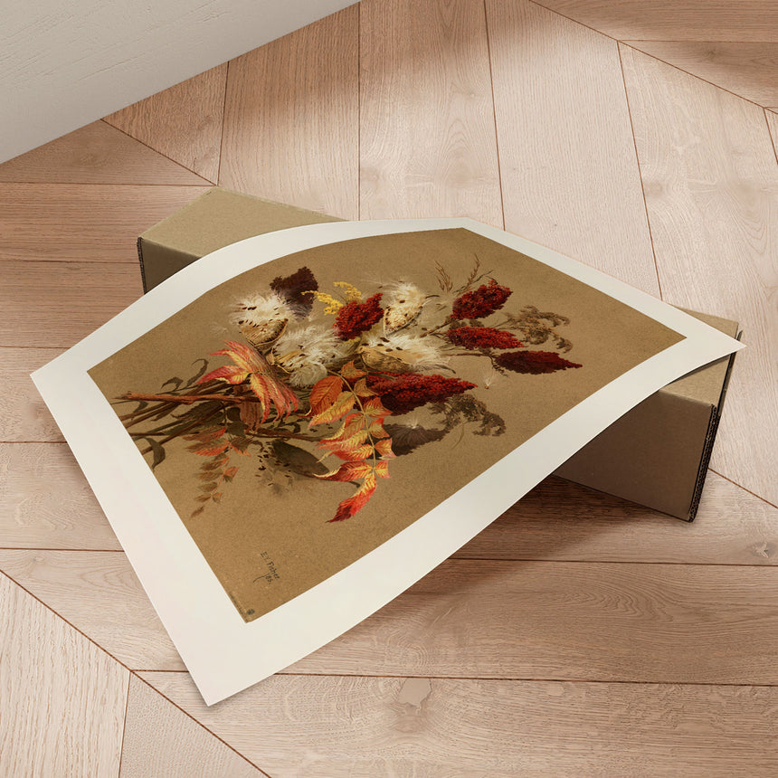 Plakat - Sumac and Milkweed - Ellen Thayer Fisher