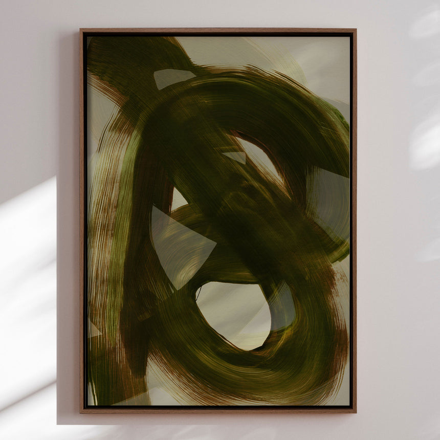 Lærredstryk - Tangled Brushstrokes - Mareike Böhmer